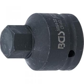 BGS Kraft‑Bit 5054‑22 – 3/4 Innenvierkant, 22 mm Innensechskant