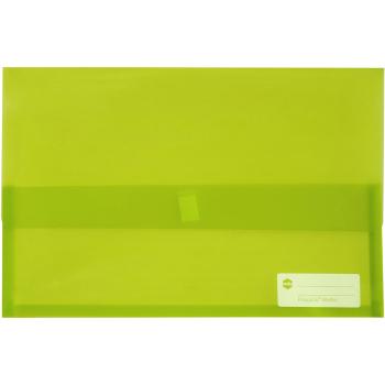 Marbig Lime Polypick Foolscap Document Case