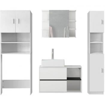 Ml-Design Mobile Sottolavabo 4 pezzi