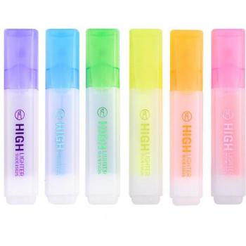 6 Color Jumbo Highlighter Set