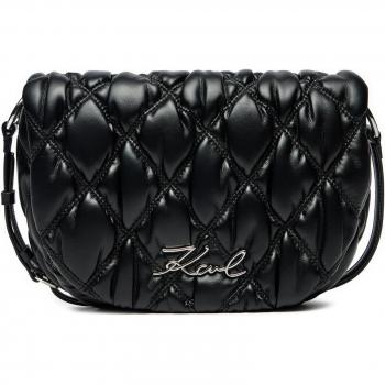 Karl Lagerfeld Umhängetasche K/Signature Kuilt Flap SHB Damen schwarz