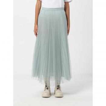 Falda Midi Mujer Twinset Color Azul Celeste 34,36,38