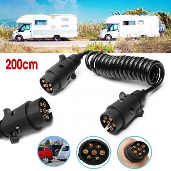 2M 200cm 7 Pin Car Towing Light Cable