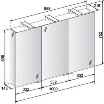 Armario Espacial Royal 1000 x 752 x 143 mm