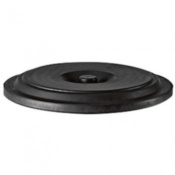 Coperchio nero ricambio per bidoni industriali da 100/120 litri diametro cm 53