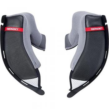 HJC Coussinets de joues RPHA 70 Carbon Gris 35 mm Unisexe L/XL