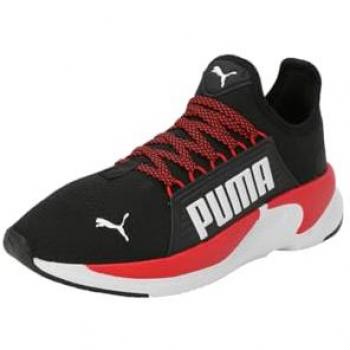 Zapatillas Puma Softride Premier Slip-On Infantil, color negro y rojo, talla 35.5 EU, modelo de moda para niño