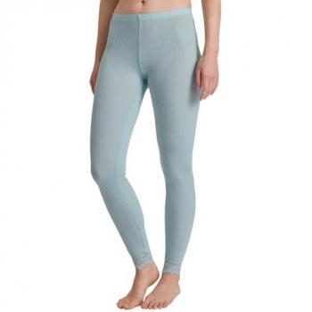 CALIDA Silky Wool Joy Leggings für Damen, M, Blau