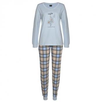 Vivance Dreams Damen‑Pyjamastück in Hellblau, Größe 36/38