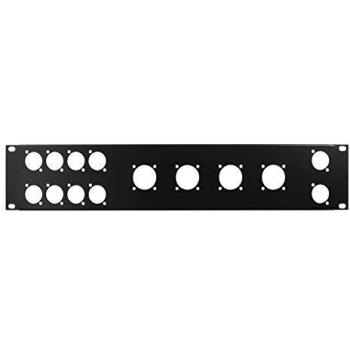 Pannello Audio Omnitronic Z-19 8x D-Type/4x NL8/T 2HE