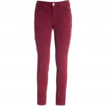 Skinny Jeans Velvet Push-Up com Tecido Needlecord