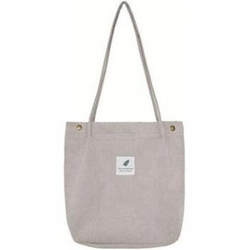 Bolso de compras de lona para mujer