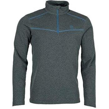 Ternua Herren T-Shirt Talok 1/2 Zip M XL Grau