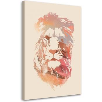 Lion Fièrement Debout