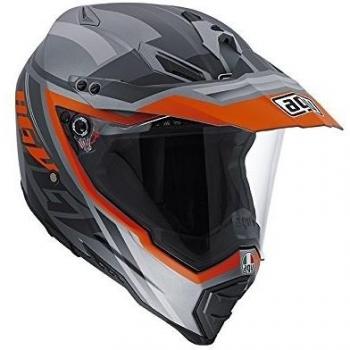 AX Dual Evo E05 AGV Casco Motocicleta Karakum Naranja XXL