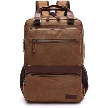 Anti-Theft Canvas Backpack
