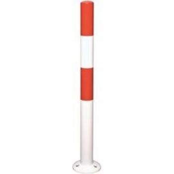 Potelet En Tube D'Acier Rond Blanc Frankel