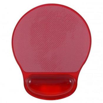 Tapis de souris gel rouge avec possibilité d'ajouter une photo