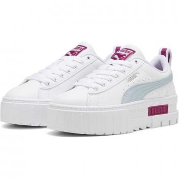 Puma Mayze Lth Bianco Blu 38.5 Junior