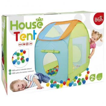 Tenda Sun & Sport com 100 Bolas para Brincar