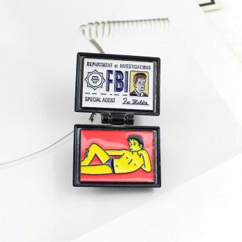 Pin Punk Insigne FBI – Cadeaux
