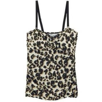 Regatta Damen Aceana III Tankini-Top mit Leo-Muster 8 UK natur