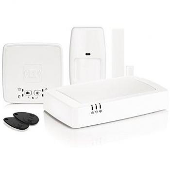 Sistema di allarme senza fili gestibile da remoto via app con connessione IP+GPRS in bianco