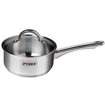 Pyrex Master 20 cm Stainless‑Steel Induction Saucepan and Cover