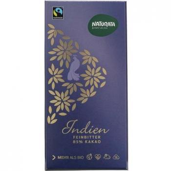 Naturata Chocolate Amargo India 85% Eco 100 Gramos