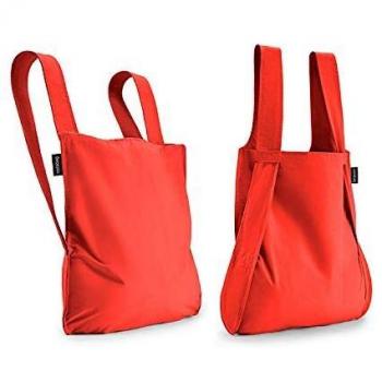 Mochila plegable Notabag resistente al agua roja