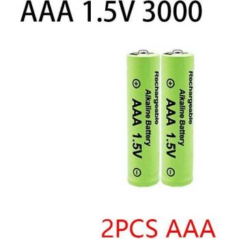 Bateria AAA 3000 mAh Ligera y Larga Vida