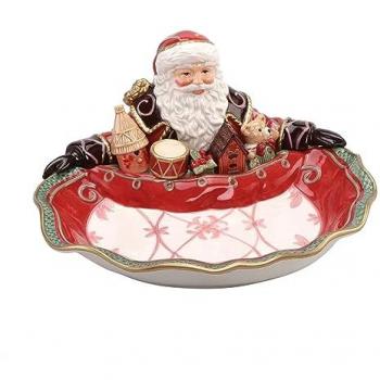 Goebel Weihnachtsfigur Fitz & Floyd Christmas Collection Santa