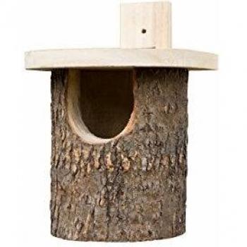 Nichoir en Bouleau Design Argenté