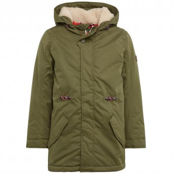 TOM TAILOR Kinder Jungen Jacke Technical Urban Parka, Grün