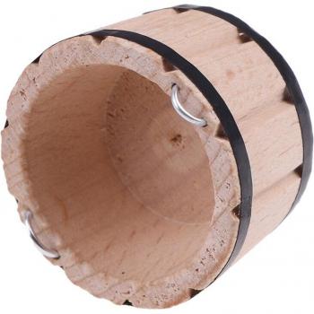 Wooden Basin and Barrel Set for 1:12 Dollhouse Miniatures