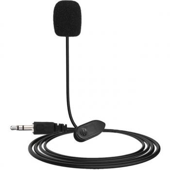 1,45 m Mini Kondensator Lavalier Mikrofon für Smartphone und Laptop