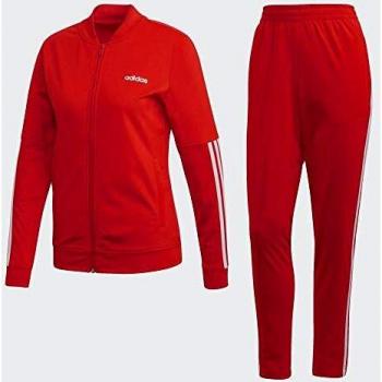 Adidas Damen WTS BACK2BAS 3S Trainingsanzug, Mehrfarbig (Rojact/Rojact/Weiß), L