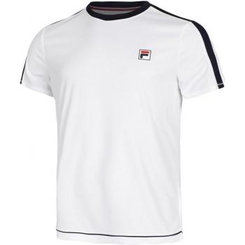 Fila Elias T-Shirt in Weiß für Herren, Größe XXL