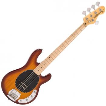Bajo V96 Vintage 5Cuerdas Activo en Tonalidad Flamed Tobacco Sunburst