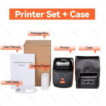 Imprimante thermique mobile 58 mm – Interface USB & Bluetooth