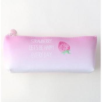 Bleistift-Fallenschutz Tasche mit Erdbeer-Print – Ideal für Mädchen und Geburtstage