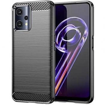 Funda Antigolpes de Silicona para Realme 9 Pro/Realme 9 5G, Diseño Fibra de Carbono