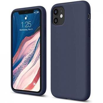Funda de Silicona elago para iPhone 11 Azul Oscuro