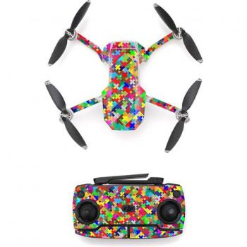 3D Colorful Block Style Cover for DJI Mavic Mini Drone and Remote Controller