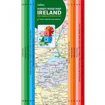 Map of Ireland Handy: Ideal for route planning