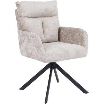 HOME DELUXE ALUNA Stuhl mit Armlehne für das Esszimmer