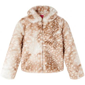 Manteau chaud en fausse fourrure