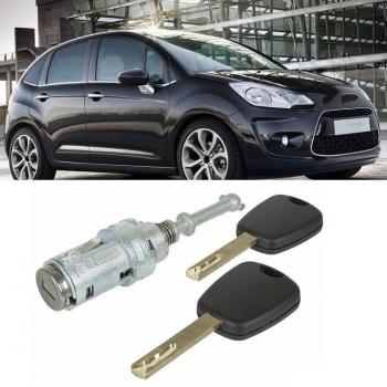 Citroen C2 C3 2002 Front Left Door Lock with 2 Keys