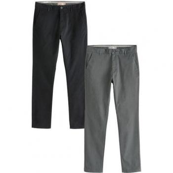 Next Chinohose mit Stretch im Doppelpack