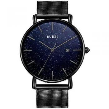 Burei Orologio Eleganza Sottile con Cinturino Inox